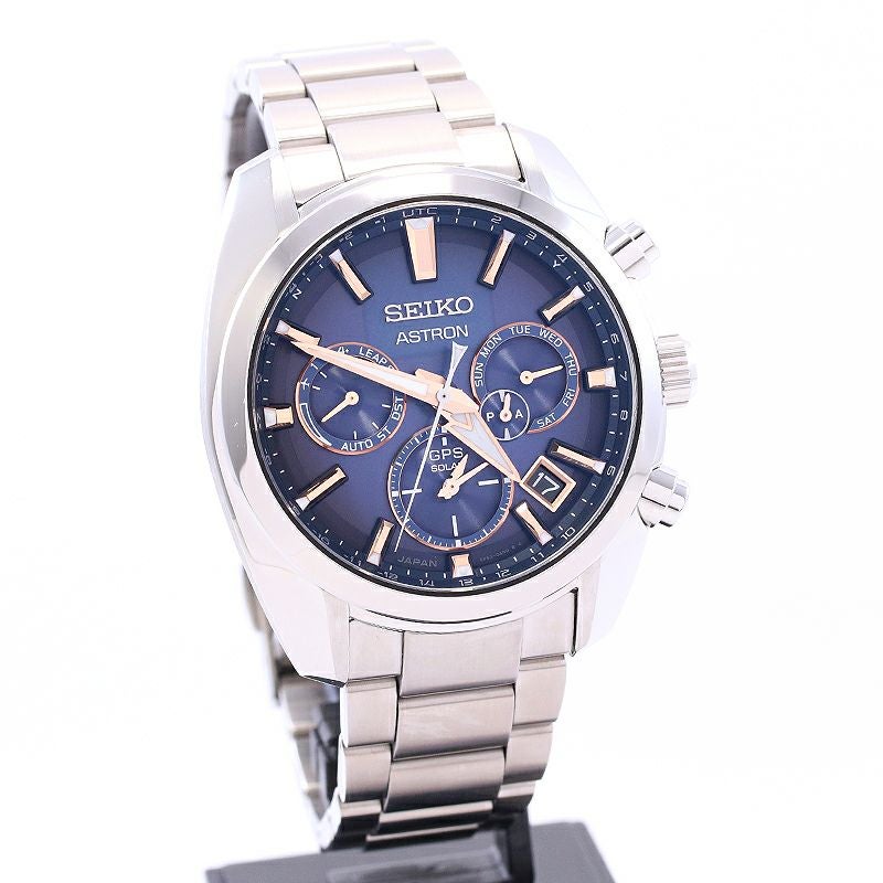 【中古】SEIKO ASTRON 5X SERIES DUAL TIME セイコー アストロン 5Xシリーズ デュアルタイム SBXC049(5X53-0AJ0)