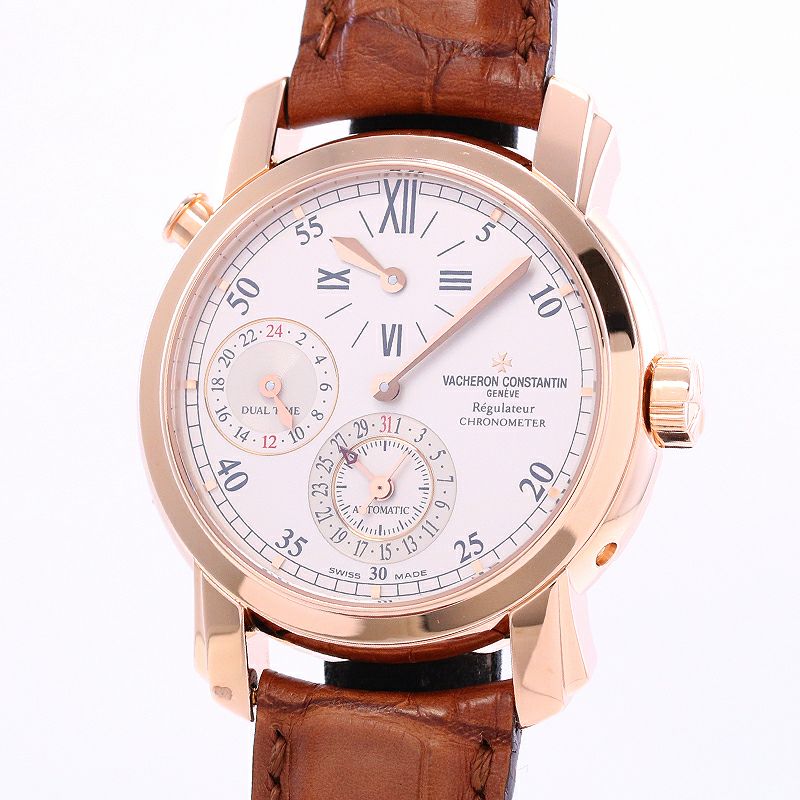 【中古】VACHERON CONSTANTIN MALTE DUAL TIME REGULATEUR ヴァシュロン・コンスタンタン マルタ デュアルタイム レギュレーター 42005/000R-9068