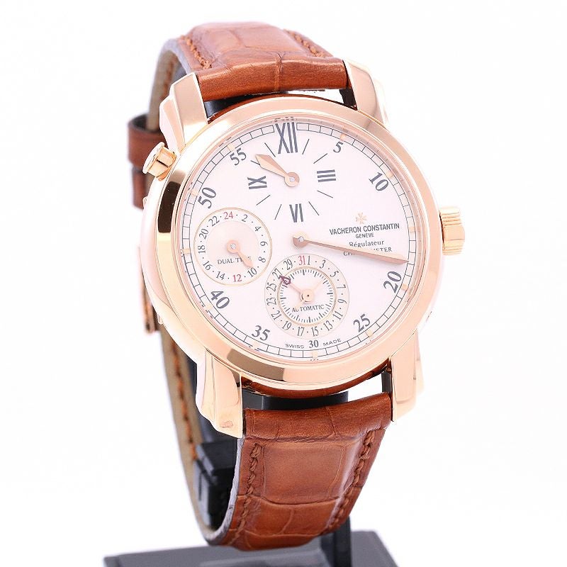 【中古】VACHERON CONSTANTIN MALTE DUAL TIME REGULATEUR ヴァシュロン・コンスタンタン マルタ デュアルタイム レギュレーター 42005/000R-9068