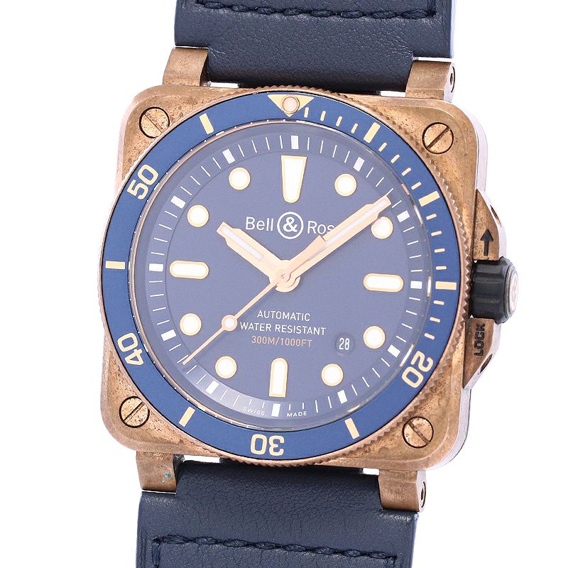 【中古】BELL & ROSS BR03-92 DIVER BRONZE 999 LIMITED ベル&ロス BR 03-92 ダイバー ブロンズ 999本限定 BR03-92-DIV-B
