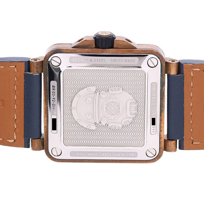 【中古】BELL & ROSS BR03-92 DIVER BRONZE 999 LIMITED ベル&ロス BR 03-92 ダイバー ブロンズ 999本限定 BR03-92-DIV-B