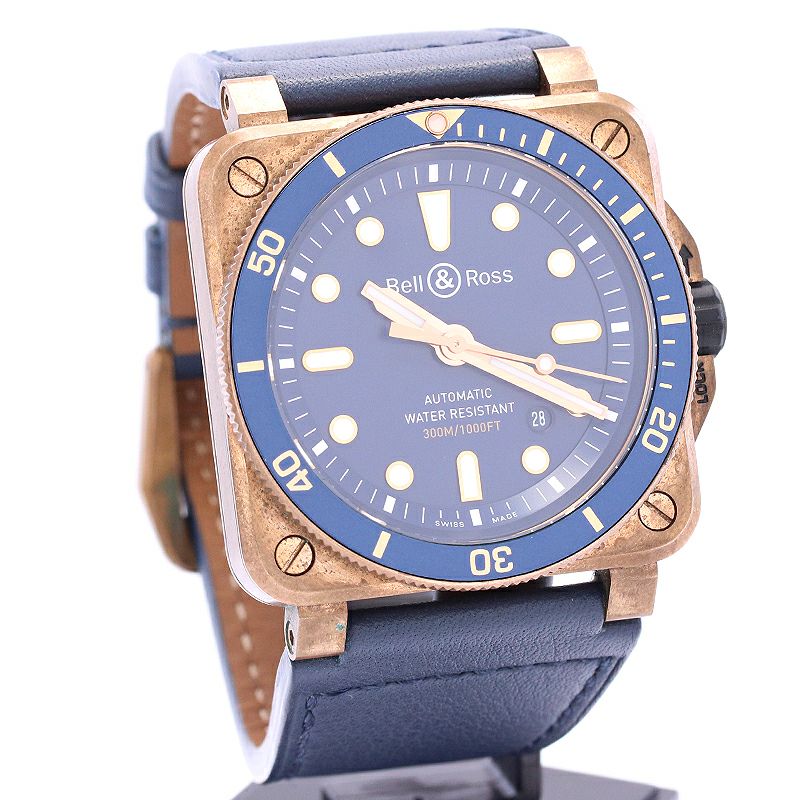【中古】BELL & ROSS BR03-92 DIVER BRONZE 999 LIMITED ベル&ロス BR 03-92 ダイバー ブロンズ 999本限定 BR03-92-DIV-B