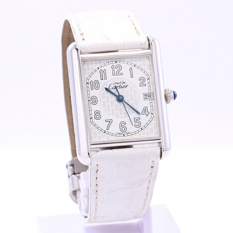 【中古】CARTIER MUST TANK LARGE MODEL カルティエ マストタンク LM W1014354