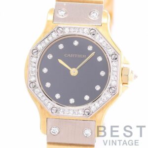 【中古】CARTIER SANTOS RONDE SMALL MODEL / SANTOS OCTAGON SMALL MODEL カルティエ サントスロンドSM / サントスオクタゴンSM 46573183 (0906)