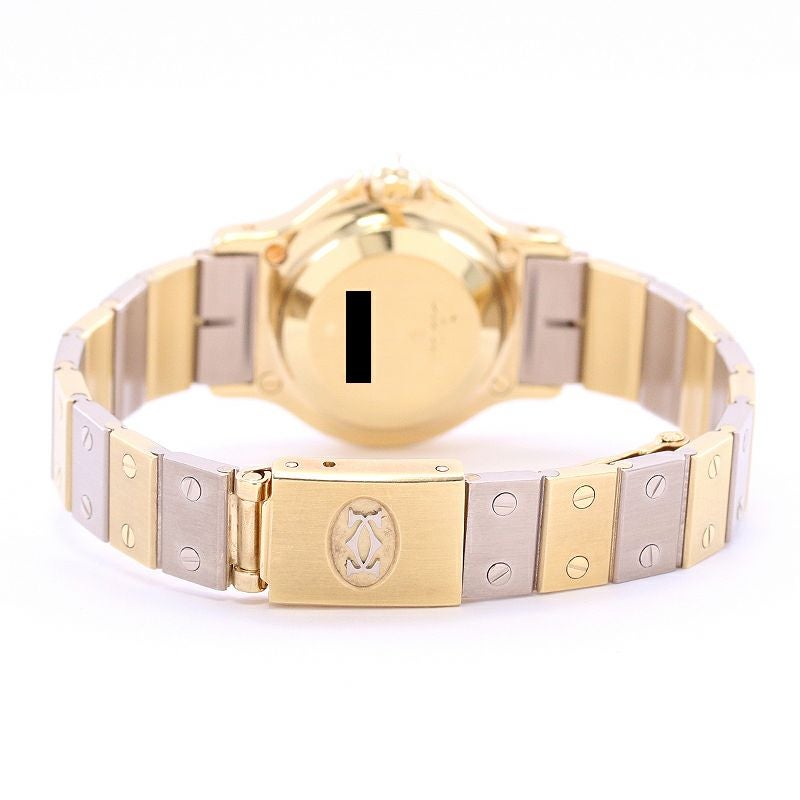 【中古】CARTIER SANTOS RONDE SMALL MODEL / SANTOS OCTAGON SMALL MODEL カルティエ サントスロンドSM / サントスオクタゴンSM 46573183 (0906)