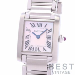 【中古】CARTIER TANK FRANCAISE WATCH SMALL MODEL カルティエ タンク フランセーズ ウォッチ SM / タンクフランセーズSM W51028Q3