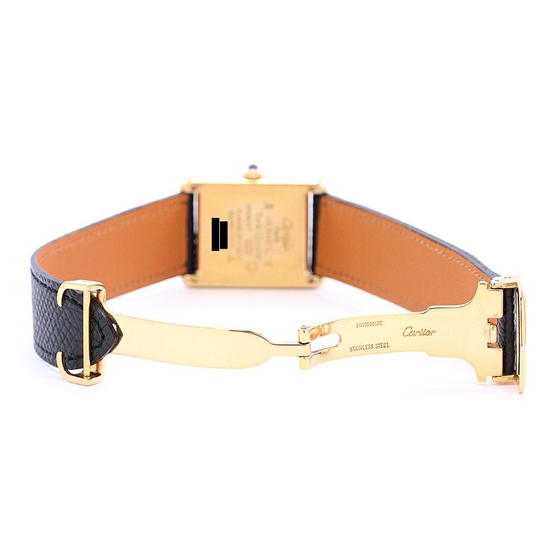 【中古】CARTIER MUST TANK LARGE MODEL VERMEIL カルティエ マストタンクLM ヴェルメイユ -