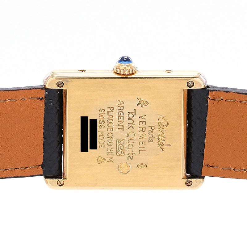 【中古】CARTIER MUST TANK LARGE MODEL VERMEIL カルティエ マストタンクLM ヴェルメイユ -