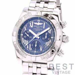 【中古】BREITLING CHRONOMAT 44 BLACK ROMAN MOP JAPAN LIMITED ブライトリング クロノマット44 ブラックローマンMOP 日本500本限定 AB01111A/BG64/388A (S011B64PA)