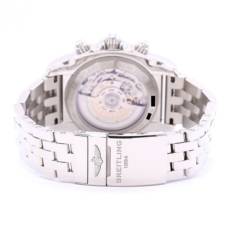 【中古】BREITLING CHRONOMAT 44 BLACK ROMAN MOP JAPAN LIMITED ブライトリング クロノマット44 ブラックローマンMOP 日本500本限定 AB01111A/BG64/388A (S011B64PA)