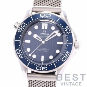 【中古】OMEGA SEAMASTER DIVER 300M JAMES BOND 60TH ANNIVERSARY オメガ シーマスター ダイバー 300M コーアクシャル マスター クロノメーター ボンド映画60周年記念モデル 210.30.42.20.03.002