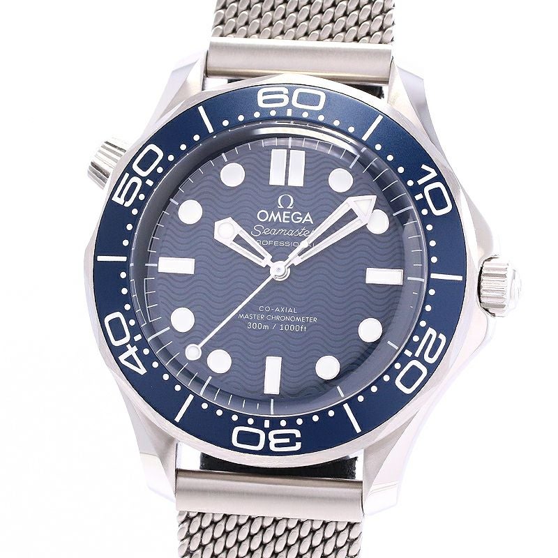 【中古】OMEGA SEAMASTER DIVER 300M JAMES BOND 60TH ANNIVERSARY オメガ シーマスター ダイバー 300M コーアクシャル マスター クロノメーター ボンド映画60周年記念モデル 210.30.42.20.03.002