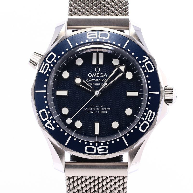 【中古】OMEGA SEAMASTER DIVER 300M JAMES BOND 60TH ANNIVERSARY オメガ シーマスター ダイバー 300M コーアクシャル マスター クロノメーター ボンド映画60周年記念モデル 210.30.42.20.03.002