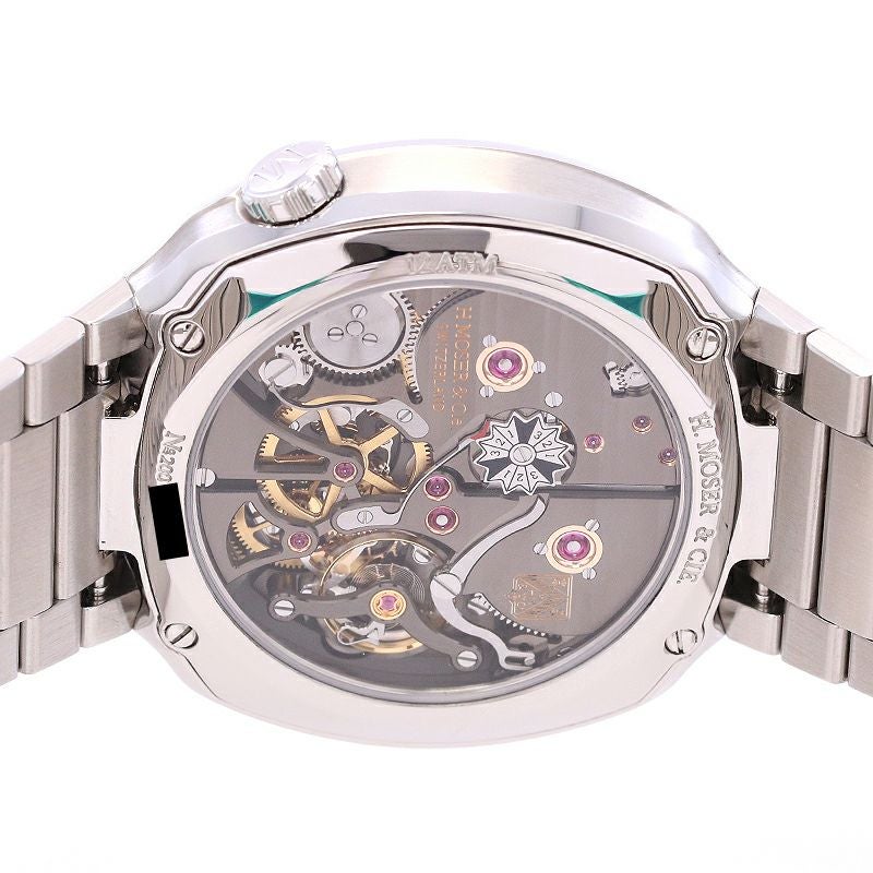 【中古】H.MOSER STREAMLINER PERPETUAL CALENDAR H.モーザー ストリームライナー・パーペチュアルカレンダー 6812-1200ST