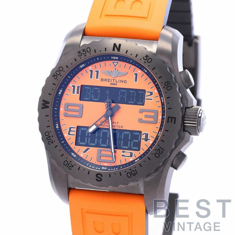 【中古】BREITLING COCKPIT B50 ORBITER 3 LIMITED EDITION ブライトリング コックピット B50 オービター3 リミテッド エディション 213本限定 VB50106A101S1 (V501O-1XRV)