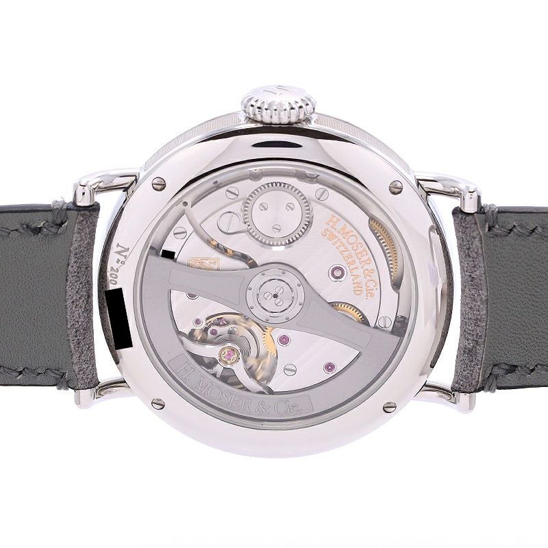 【中古】H.MOSER HERITAGE DUAL TIME H.モーザー ヘリテージ・デュアルタイム 8809-1200