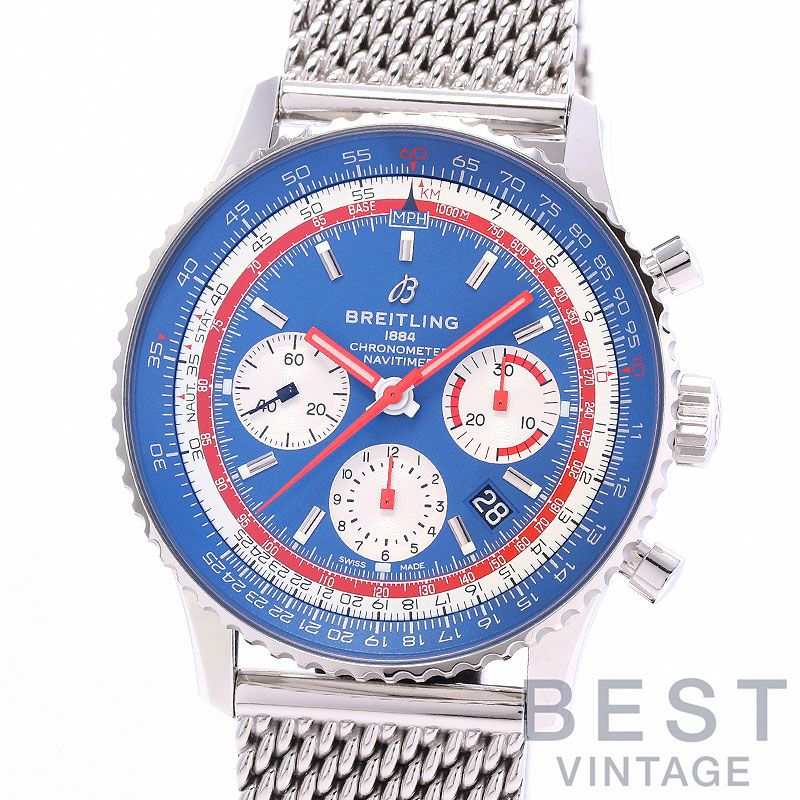 【中古】BREITLING NAVITIMER B01 CHRONOGRAPH 43 AIRLINE EDITIONS PAN AM ブライトリング ナビタイマー B01 クロノグラフ 43 パンナム エディション AB01212B1C1A1