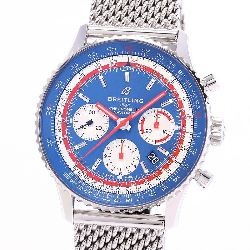 【中古】BREITLING NAVITIMER B01 CHRONOGRAPH 43 AIRLINE EDITIONS PAN AM ブライトリング ナビタイマー B01 クロノグラフ 43 パンナム エディション AB01212B1C1A1