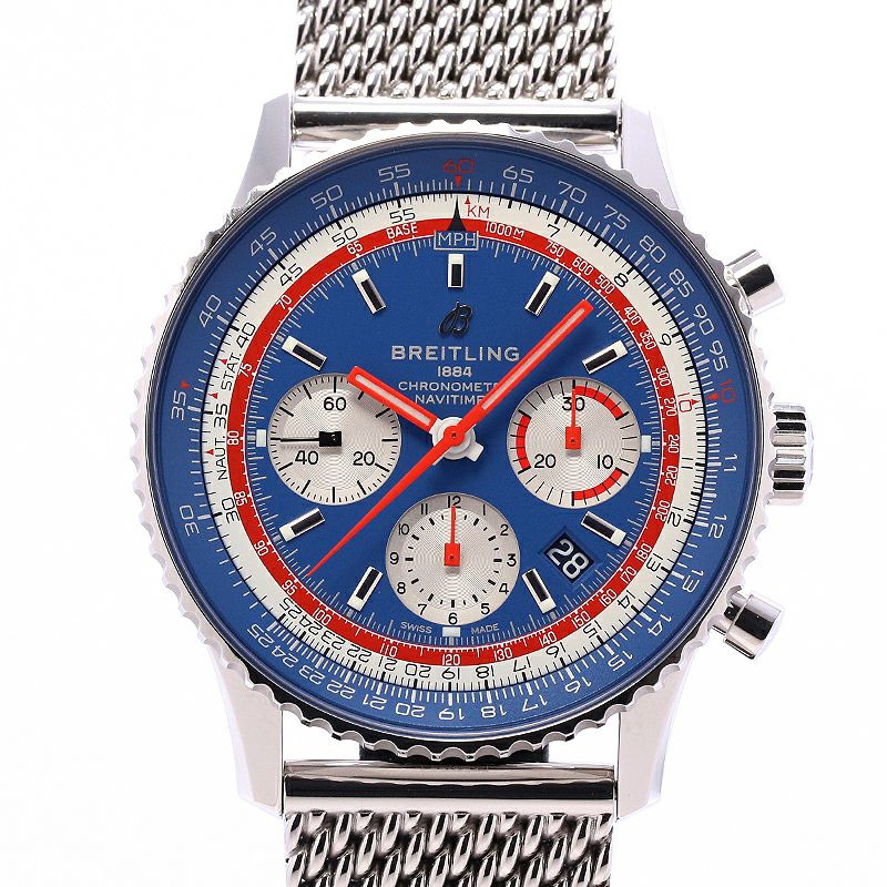 【中古】BREITLING NAVITIMER B01 CHRONOGRAPH 43 AIRLINE EDITIONS PAN AM ブライトリング ナビタイマー B01 クロノグラフ 43 パンナム エディション AB01212B1C1A1
