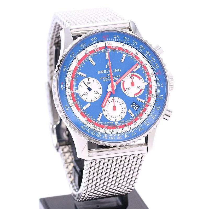 【中古】BREITLING NAVITIMER B01 CHRONOGRAPH 43 AIRLINE EDITIONS PAN AM ブライトリング ナビタイマー B01 クロノグラフ 43 パンナム エディション AB01212B1C1A1