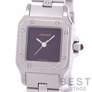 【中古】CARTIER SANTOS CARREE SMALL MODEL / SANTOS GALBEE SMALL MODEL カルティエ サントスカレSM / サントスガルベSM 46168281 (9011)