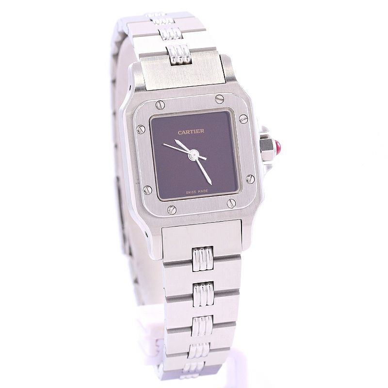【中古】CARTIER SANTOS CARREE SMALL MODEL / SANTOS GALBEE SMALL MODEL カルティエ サントスカレSM / サントスガルベSM 46168281 (9011)