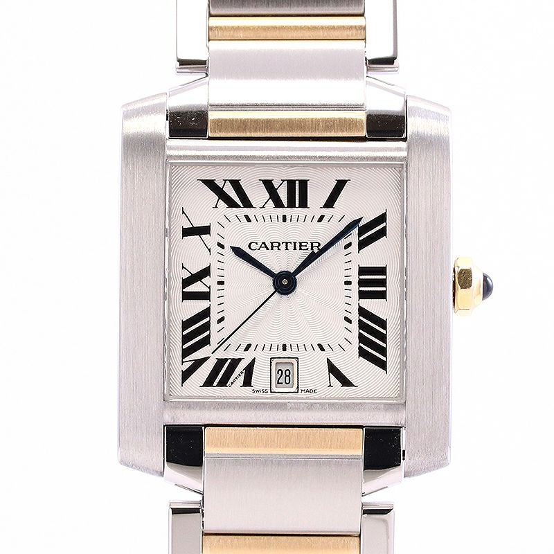 【中古】CARTIER TANK FRANCAISE LARGE MODEL カルティエ タンク フランセーズ LM W51005Q4