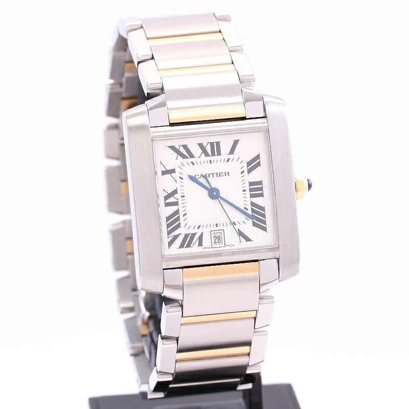 【中古】CARTIER TANK FRANCAISE LARGE MODEL カルティエ タンク フランセーズ LM W51005Q4