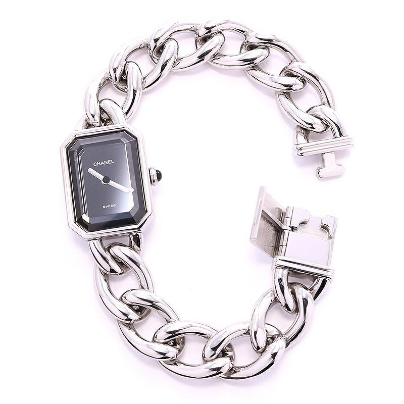 【中古】CHANEL PREMIERE MIDDLE SIZE BRACELET シャネル プルミエール Mサイズブレスレット H0452