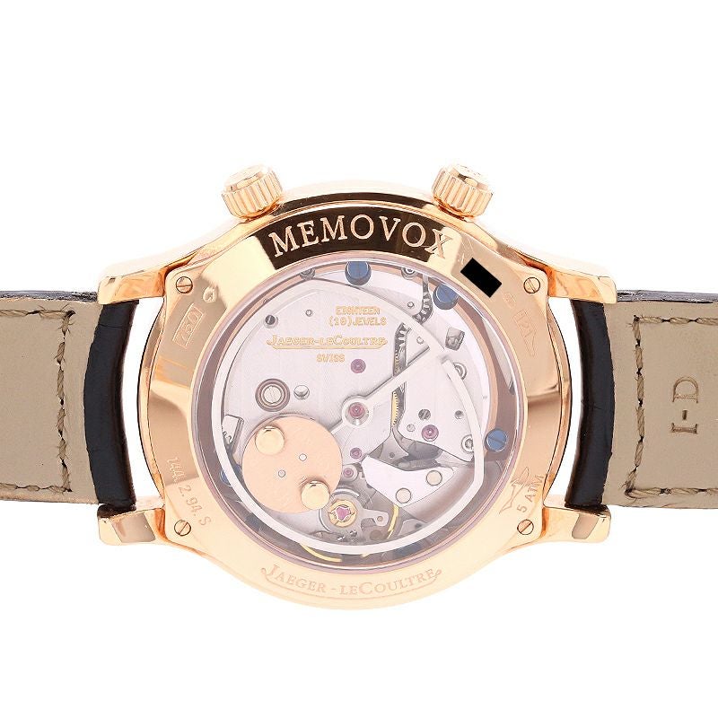 【中古】JAEGER-LECOULTRE MASTER MEMOVOX ジャガー・ルクルト マスター・メモボックス Q1442470 (144.2.94.S)