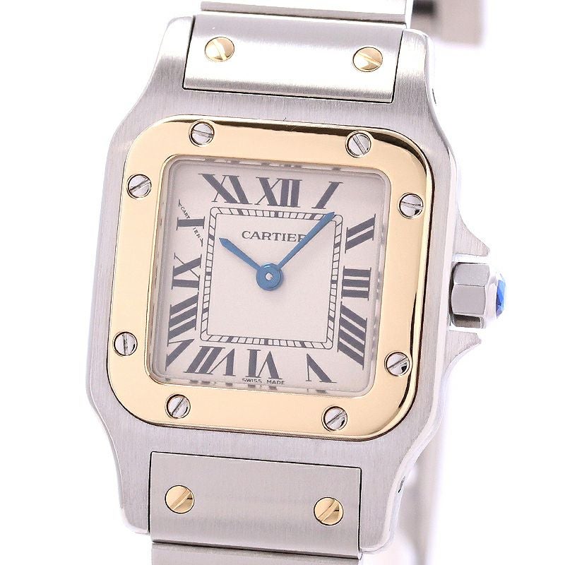 【中古】CARTIER SANTOS GALBEE SMALL MODEL カルティエ サントス ガルベ SM W20012C4