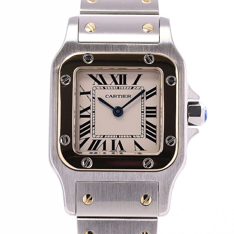 【中古】CARTIER SANTOS GALBEE SMALL MODEL カルティエ サントス ガルベ SM W20012C4
