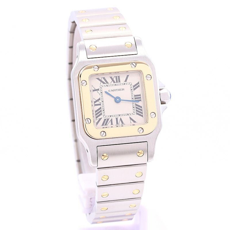 【中古】CARTIER SANTOS GALBEE SMALL MODEL カルティエ サントス ガルベ SM W20012C4