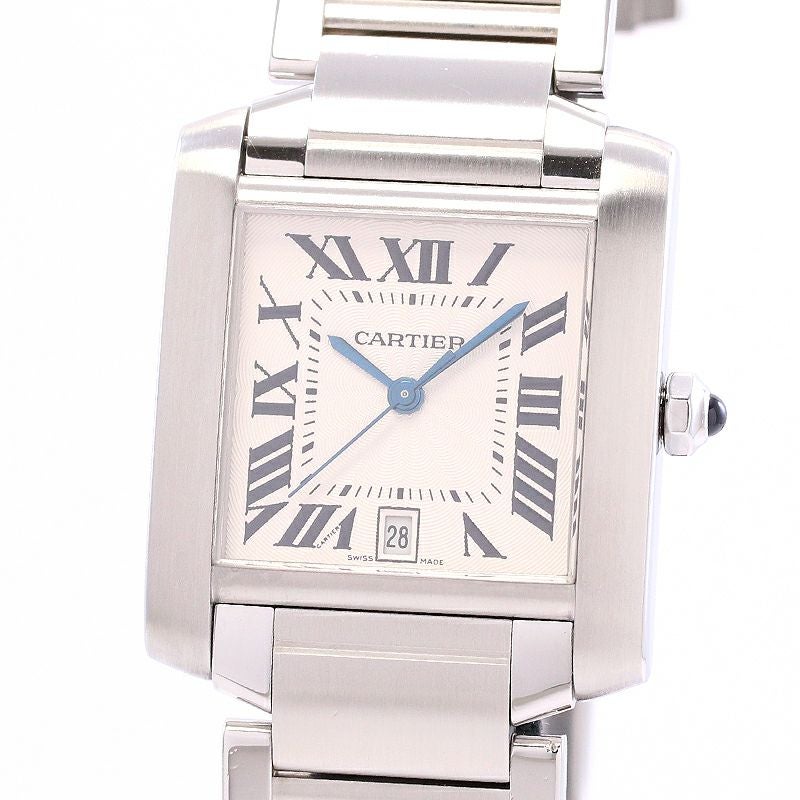 【中古】CARTIER TANK FRANCAISE LARGE MODEL カルティエ タンク フランセーズ LM W51002Q3