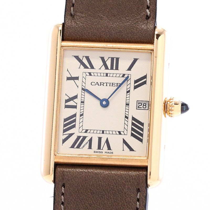 【中古】CARTIER TANK LOUIS CARTIER LARGE MODEL カルティエ タンク ルイ カルティエ LM W1529756