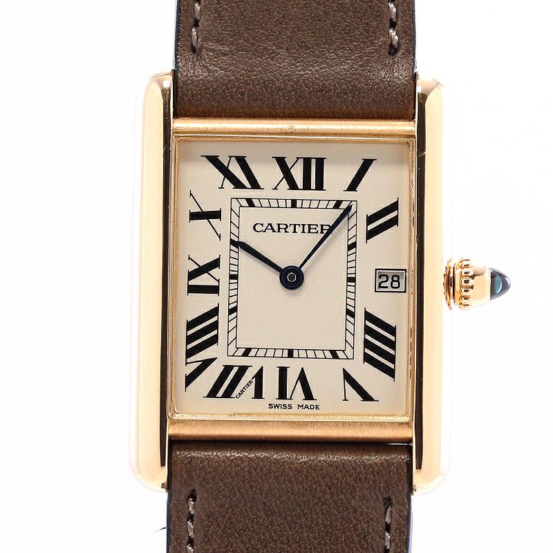 【中古】CARTIER TANK LOUIS CARTIER LARGE MODEL カルティエ タンク ルイ カルティエ LM W1529756