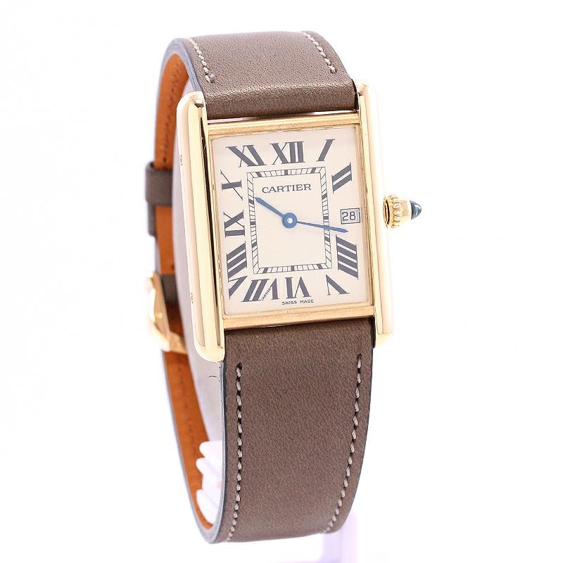 【中古】CARTIER TANK LOUIS CARTIER LARGE MODEL カルティエ タンク ルイ カルティエ LM W1529756