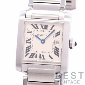 【中古】CARTIER TANK FRANCAISE MEDIUM MODEL カルティエ タンク フランセーズ MM W51011Q3
