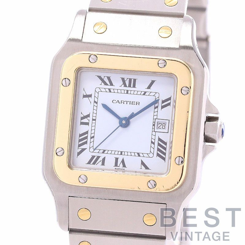 【中古】CARTIER SANTOS CARREE / SANTOS GALBEE LARGE MODEL カルティエ サントス カレ LM / サントス ガルベ LM 81036288 (2961)