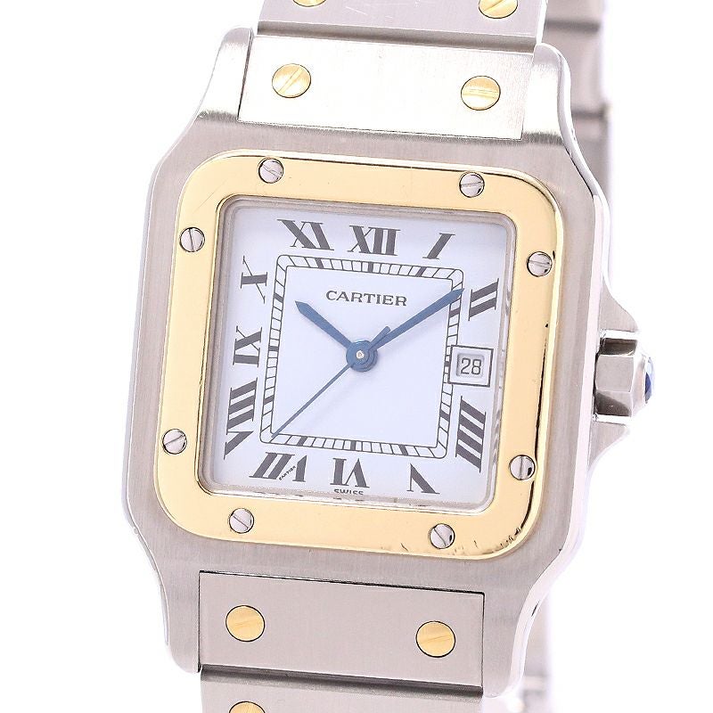 【中古】CARTIER SANTOS CARREE / SANTOS GALBEE LARGE MODEL カルティエ サントス カレ LM / サントス ガルベ LM 81036288 (2961)