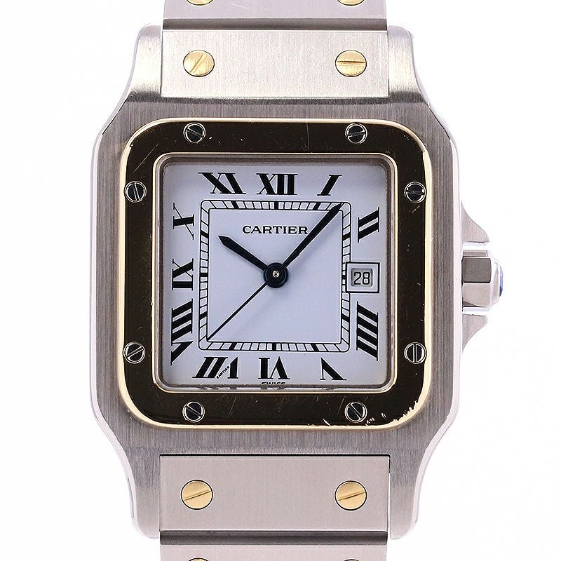 【中古】CARTIER SANTOS CARREE / SANTOS GALBEE LARGE MODEL カルティエ サントス カレ LM / サントス ガルベ LM 81036288 (2961)