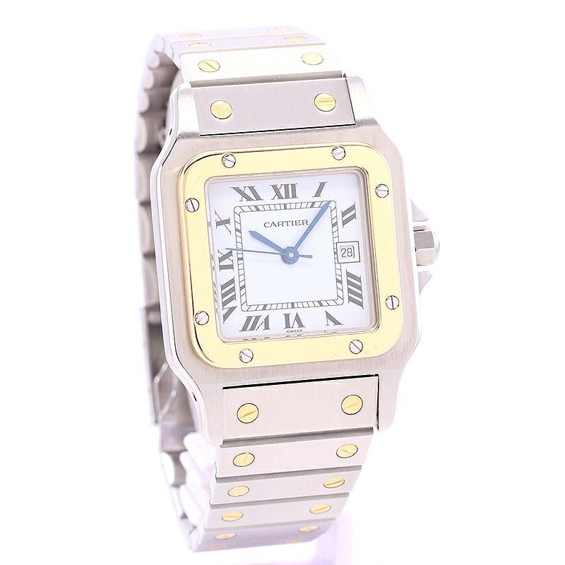 【中古】CARTIER SANTOS CARREE / SANTOS GALBEE LARGE MODEL カルティエ サントス カレ LM / サントス ガルベ LM 81036288 (2961)