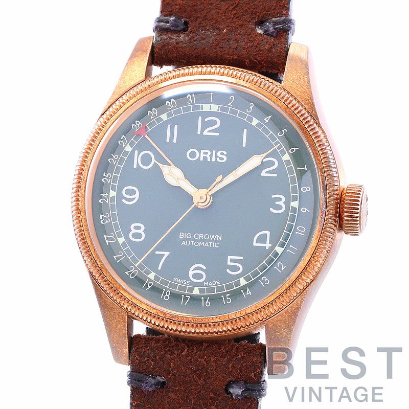 【中古】ORIS BIG CROWN POINTER DATE 80TH ANNIVERSARY EDITION オリス ビッグクラウン ポインターデイト 80THアニバーサリーエディション 01 754 7741 3167-07 5 20 58BR