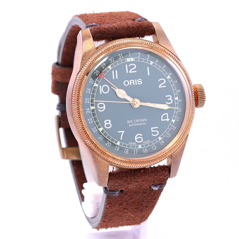 【中古】ORIS BIG CROWN POINTER DATE 80TH ANNIVERSARY EDITION オリス ビッグクラウン ポインターデイト 80THアニバーサリーエディション 01 754 7741 3167-07 5 20 58BR