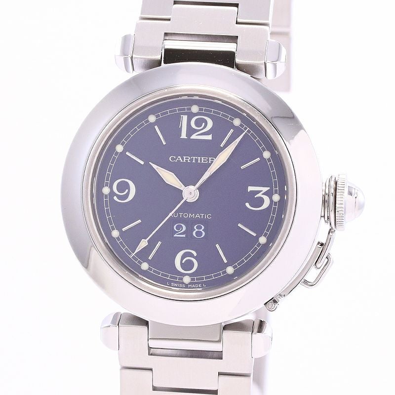 【中古】CARTIER PASHA C DE CARTIER BIG DATE カルティエ パシャ C ドゥ カルティエ ビッグデイト W31047M7