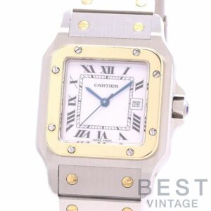 【中古】CARTIER SANTOS CARREE / SANTOS GALBEE LARGE MODEL カルティエ サントス カレ LM / サントス ガルベ LM 81036283 (1553)