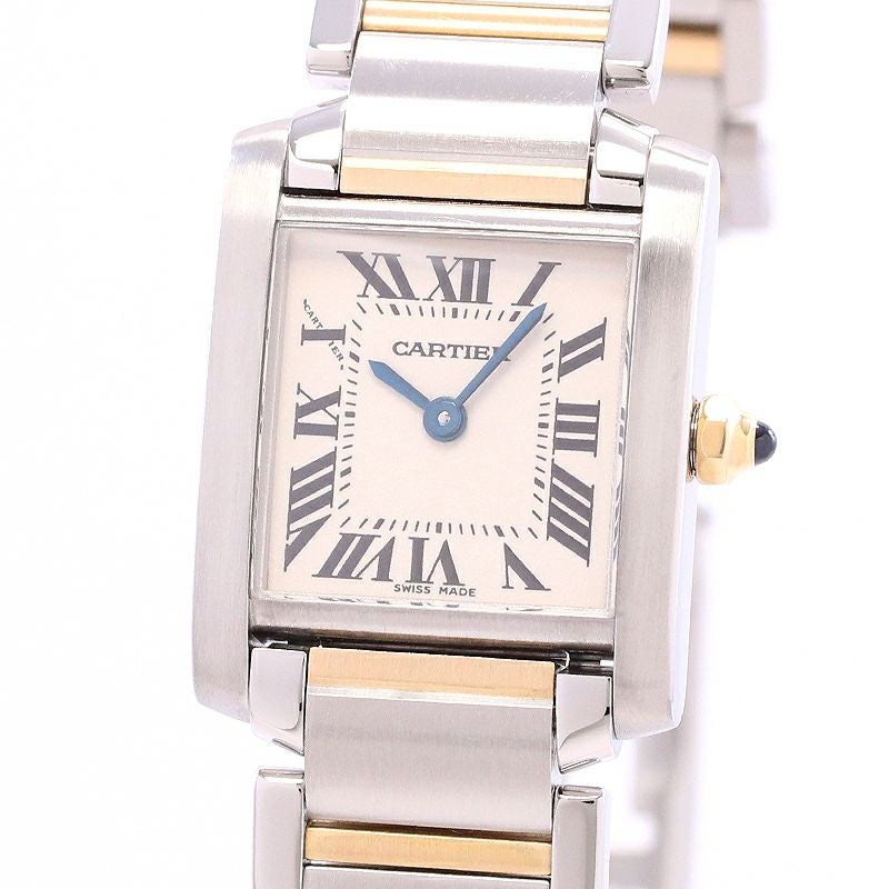 【中古】CARTIER TANK FRANCAISE SMALL MODEL カルティエ タンク フランセーズ SM W51007Q4