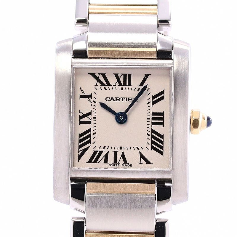 【中古】CARTIER TANK FRANCAISE SMALL MODEL カルティエ タンク フランセーズ SM W51007Q4
