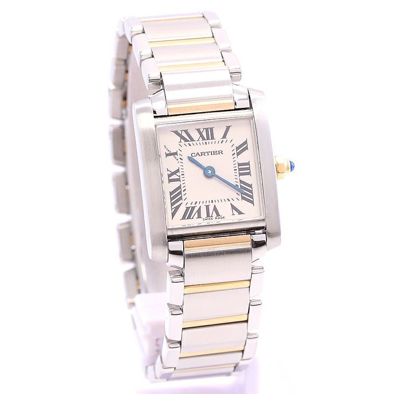 【中古】CARTIER TANK FRANCAISE SMALL MODEL カルティエ タンク フランセーズ SM W51007Q4