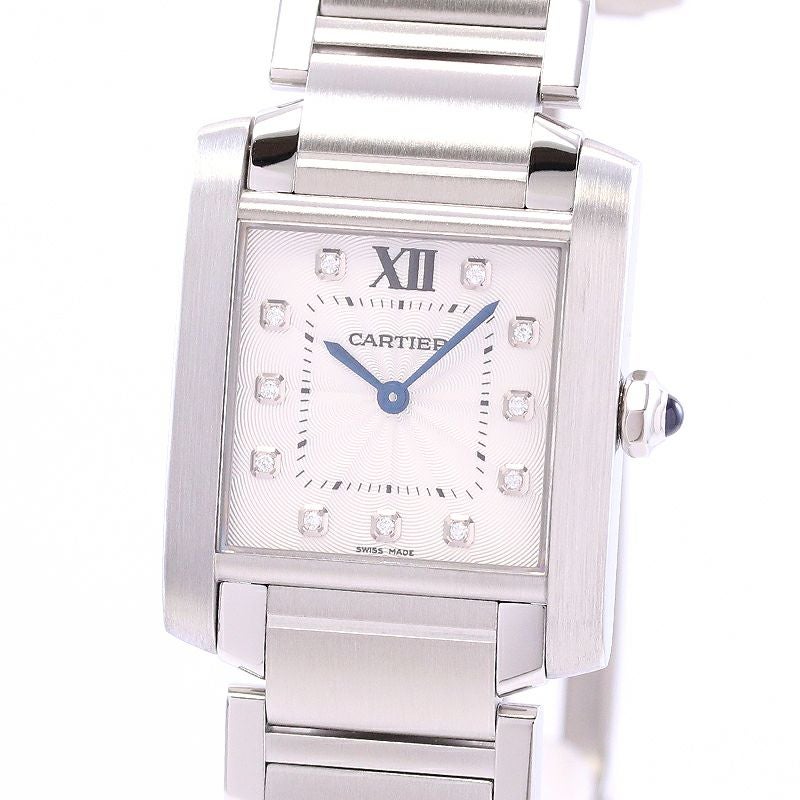 【中古】CARTIER TANK FRANCAISE MEDIUM MODEL カルティエ タンク フランセーズ MM WE110007